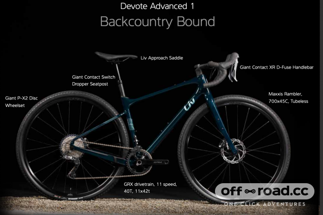 Liv Cycling create the Devote new women specific gravel bike